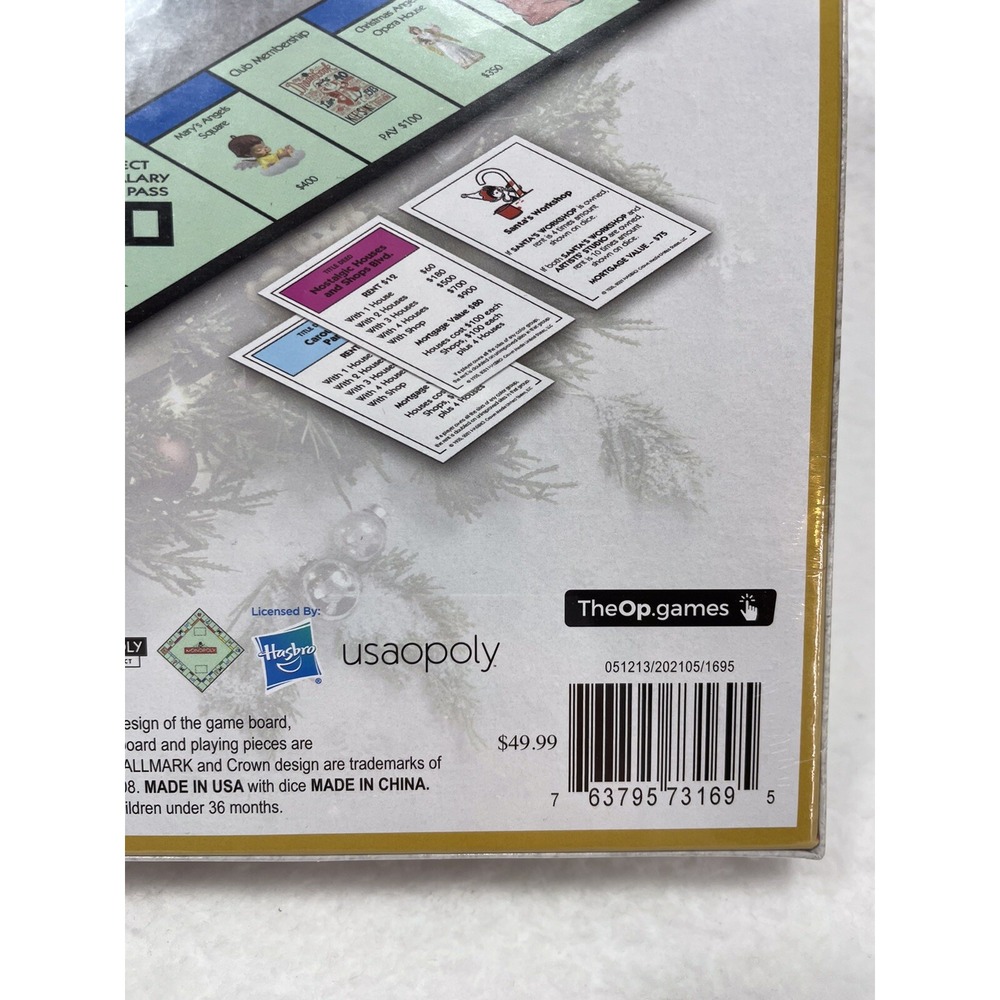 Hallmark Keepsake Monopoly Welcome To Keepsake Village Board Game NIB - Picture 5 of 5